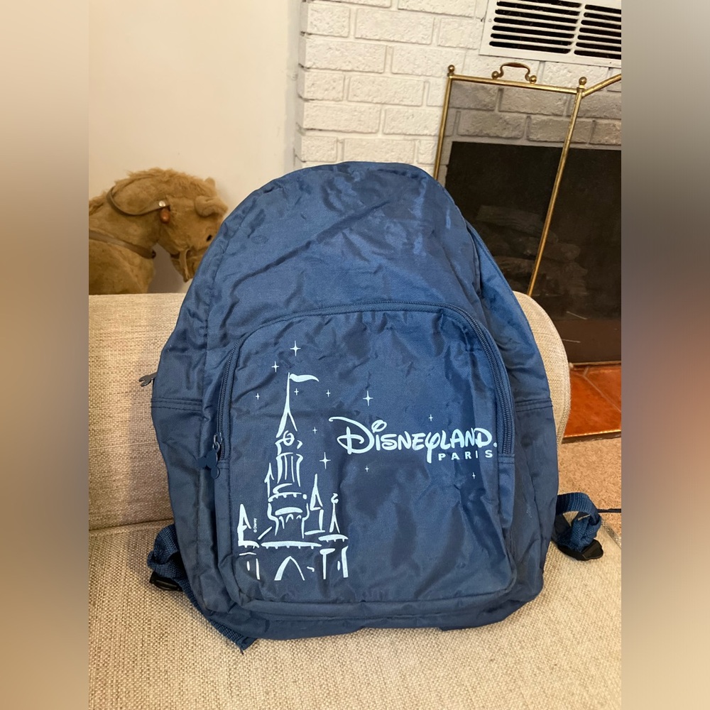 Disney land Paris blue backpack - Picture 3 of 5